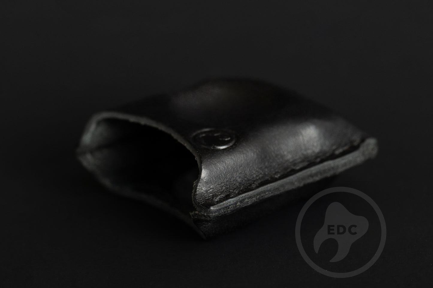 EDC Pouch Black Leather for Knuck SFK 02