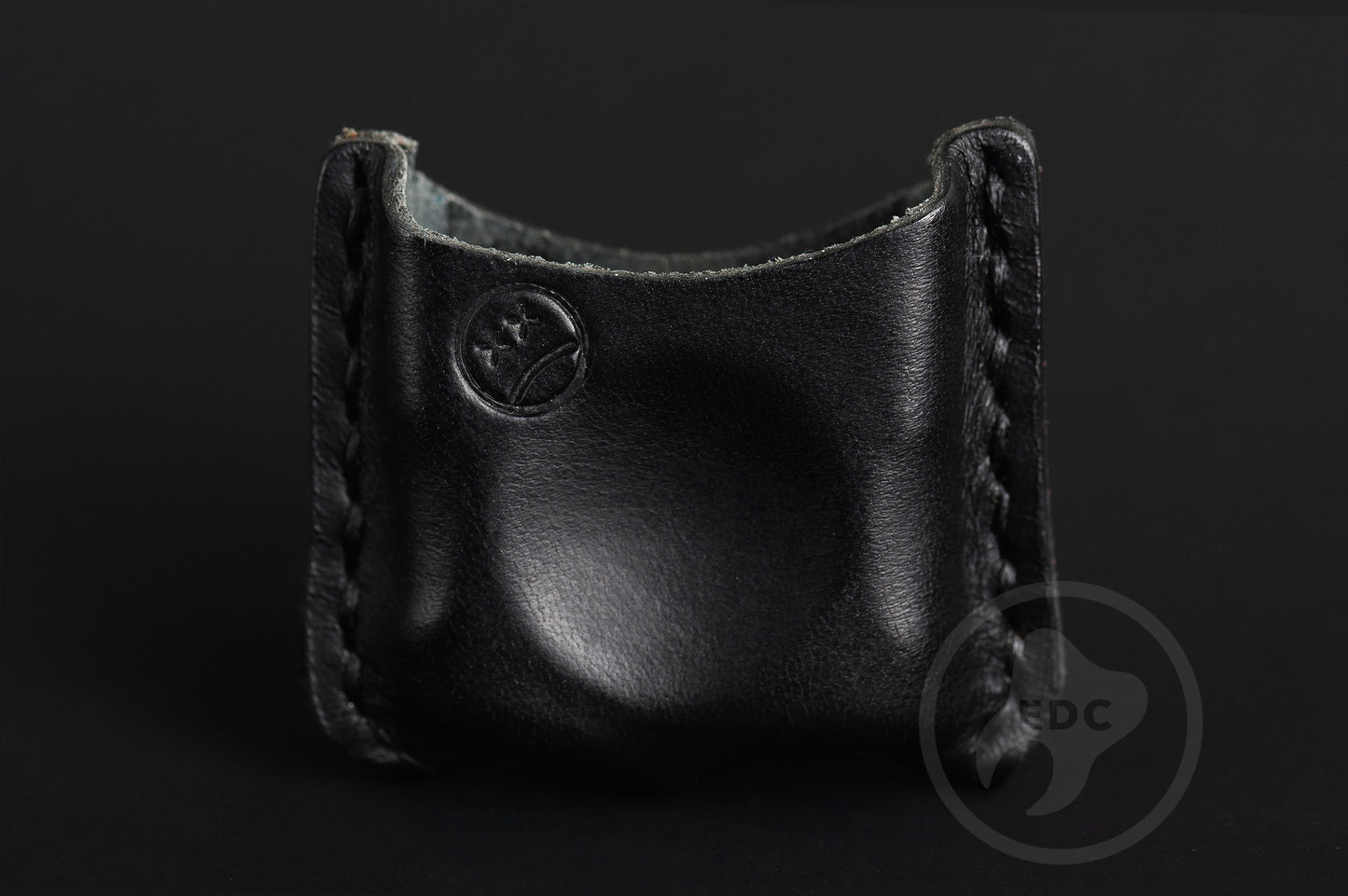 EDC Pouch Black Leather for Knuck SFK 03