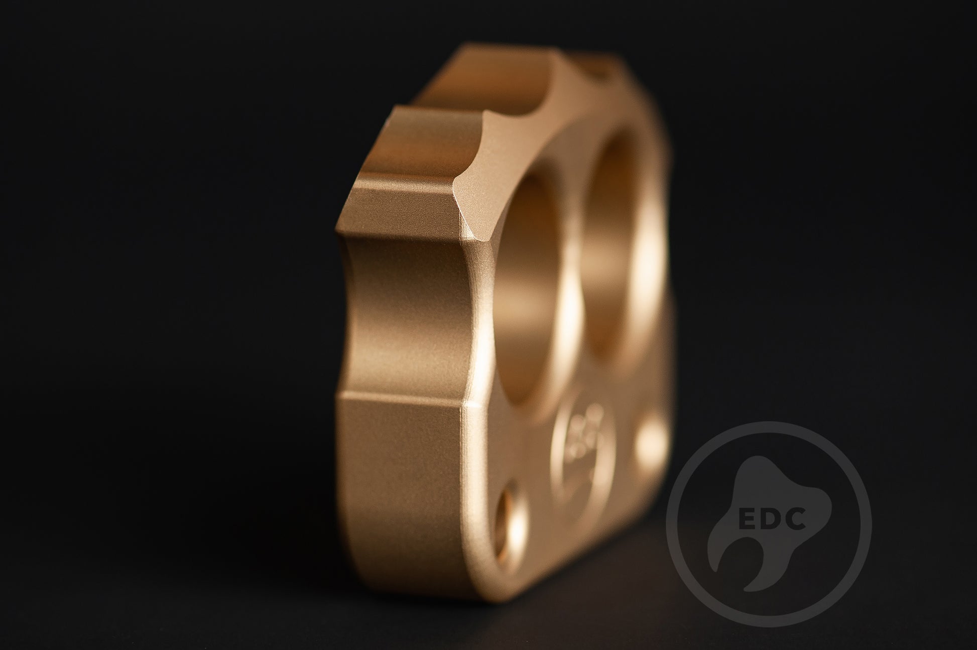 2 Finger Brass Knuckles DFK 03 Black Anodizing Type 3 – EDCCraft