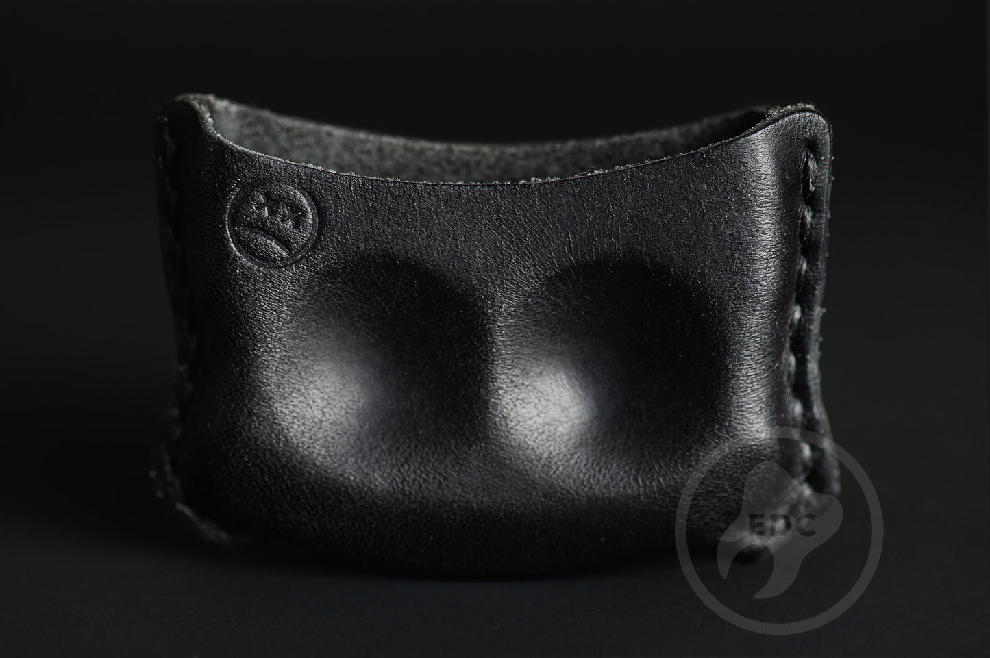 EDC Pouch Black Leather for Knuck DFK 01