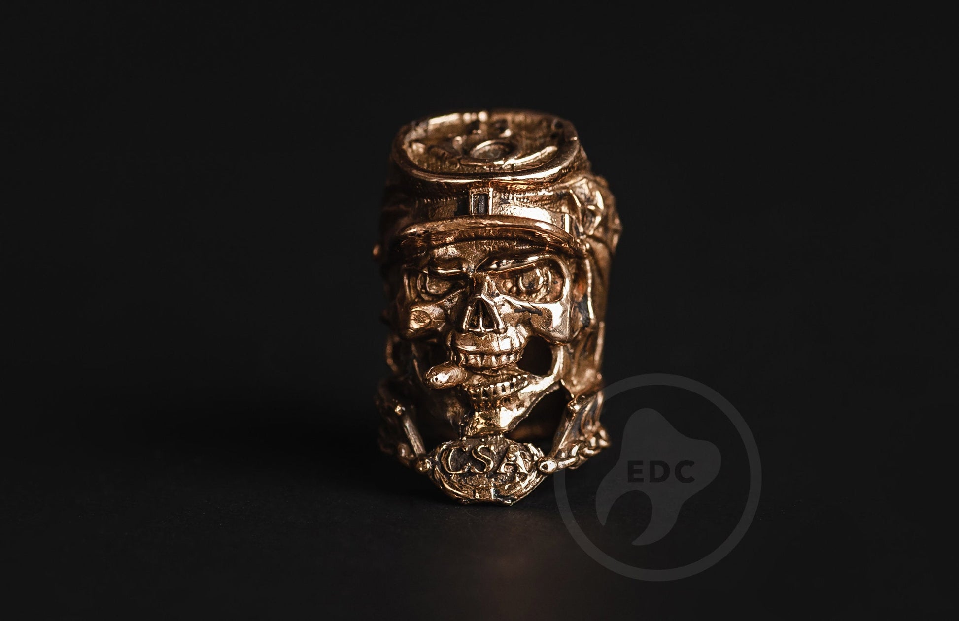 Brass Paracord Skull Bead Terminator T-800 – EDCCraft