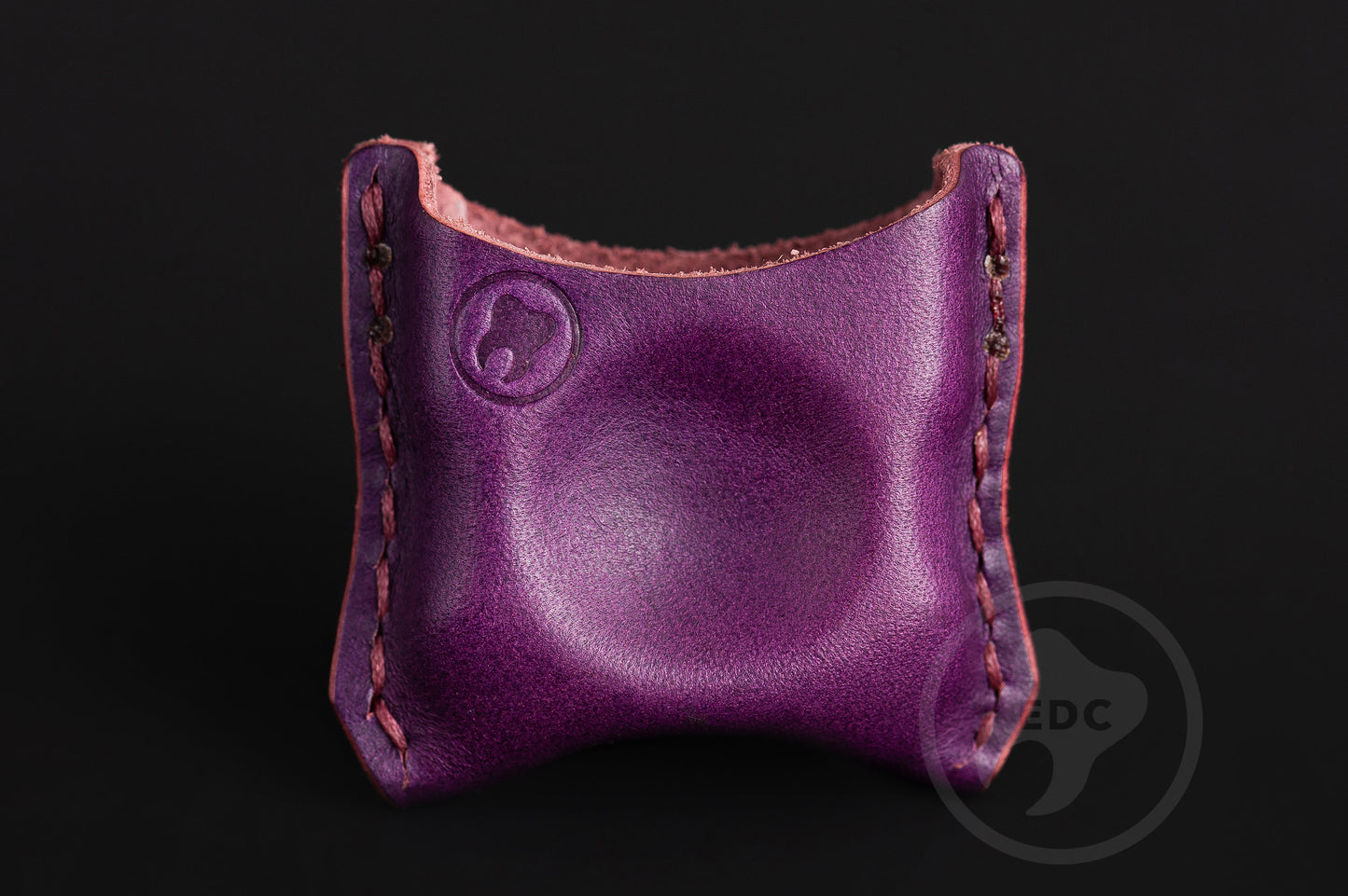 EDC Pouch Purple Leather for Knuck SFK 02