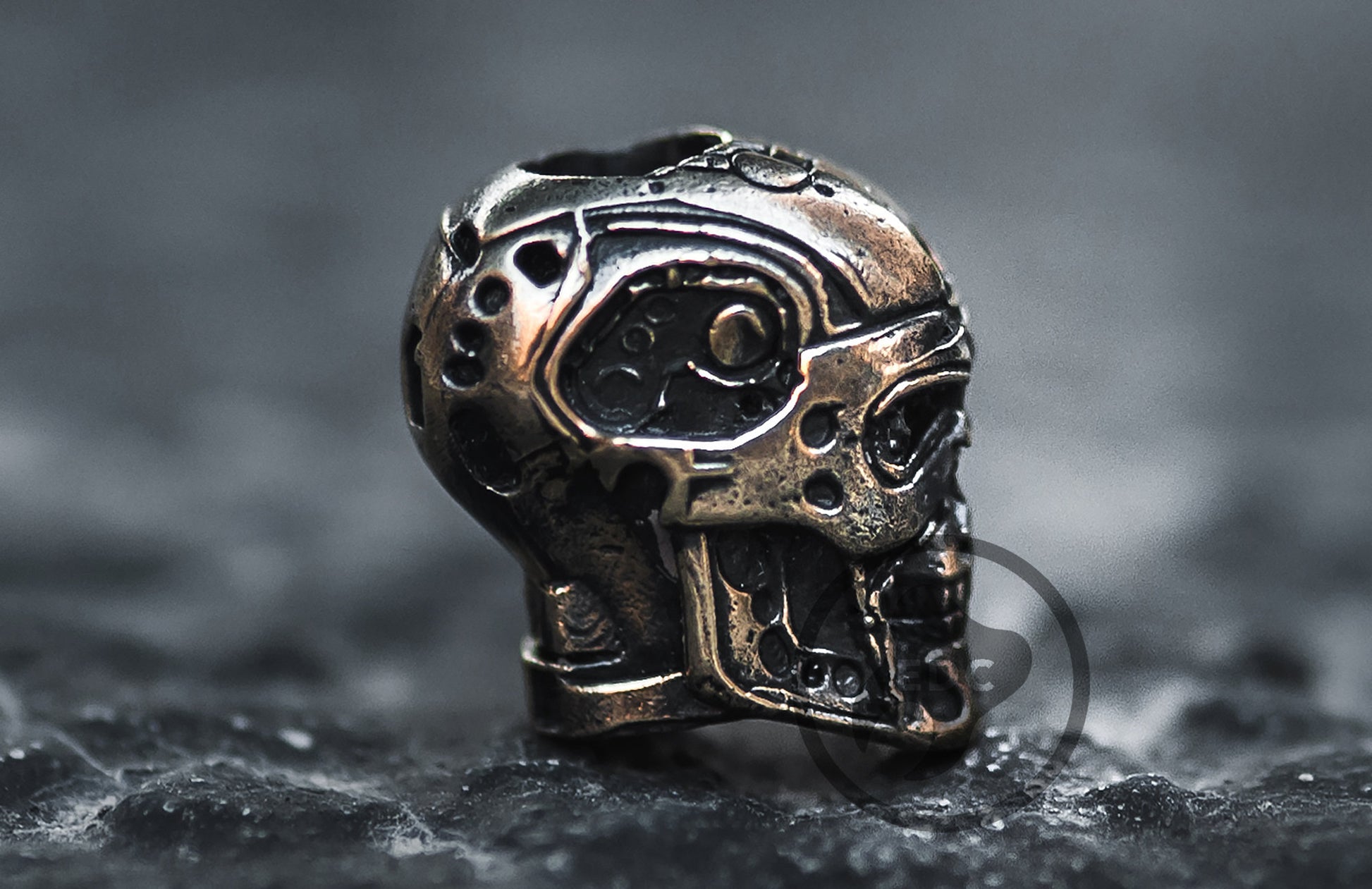 Brass Paracord Skull Bead Terminator T-800 – EDCCraft