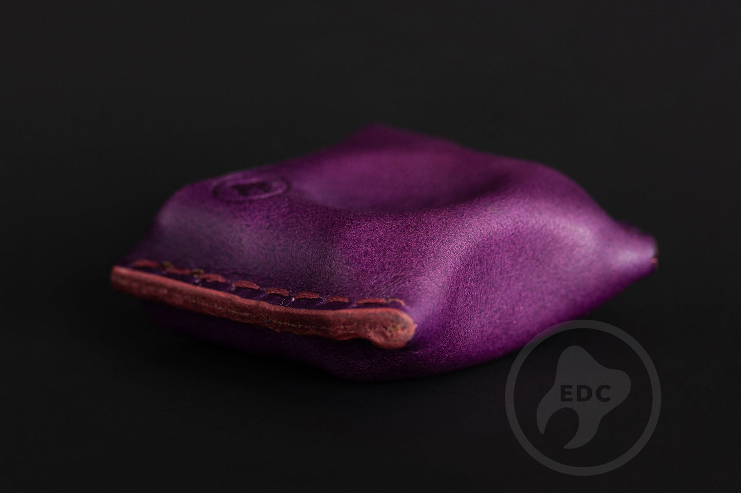 EDC Pouch Purple Leather for Knuck SFK 02