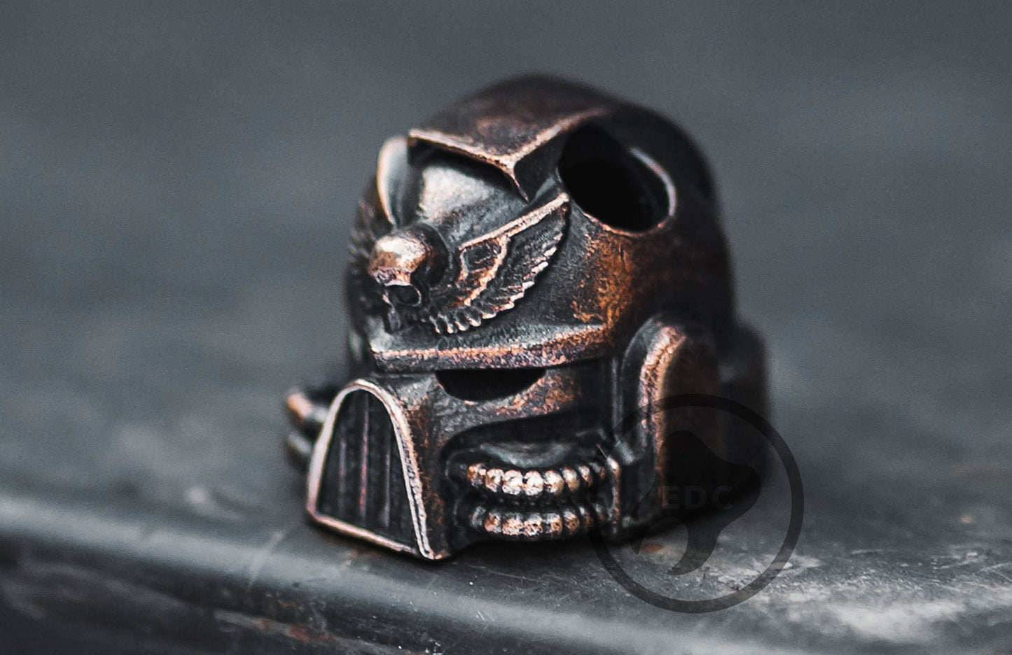 Gothic 316l Stainless Steel Warhammer 40,000 Space Marine Helmet Theme Ring  Gift