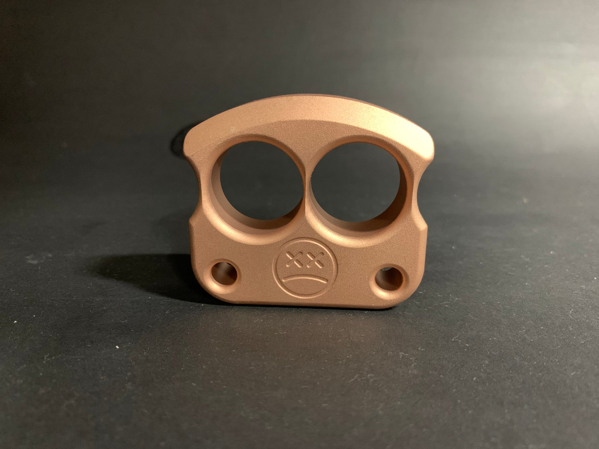 Two Finger Knuckle Brass DFK 01 Sandblasted Copper – EDCCraft