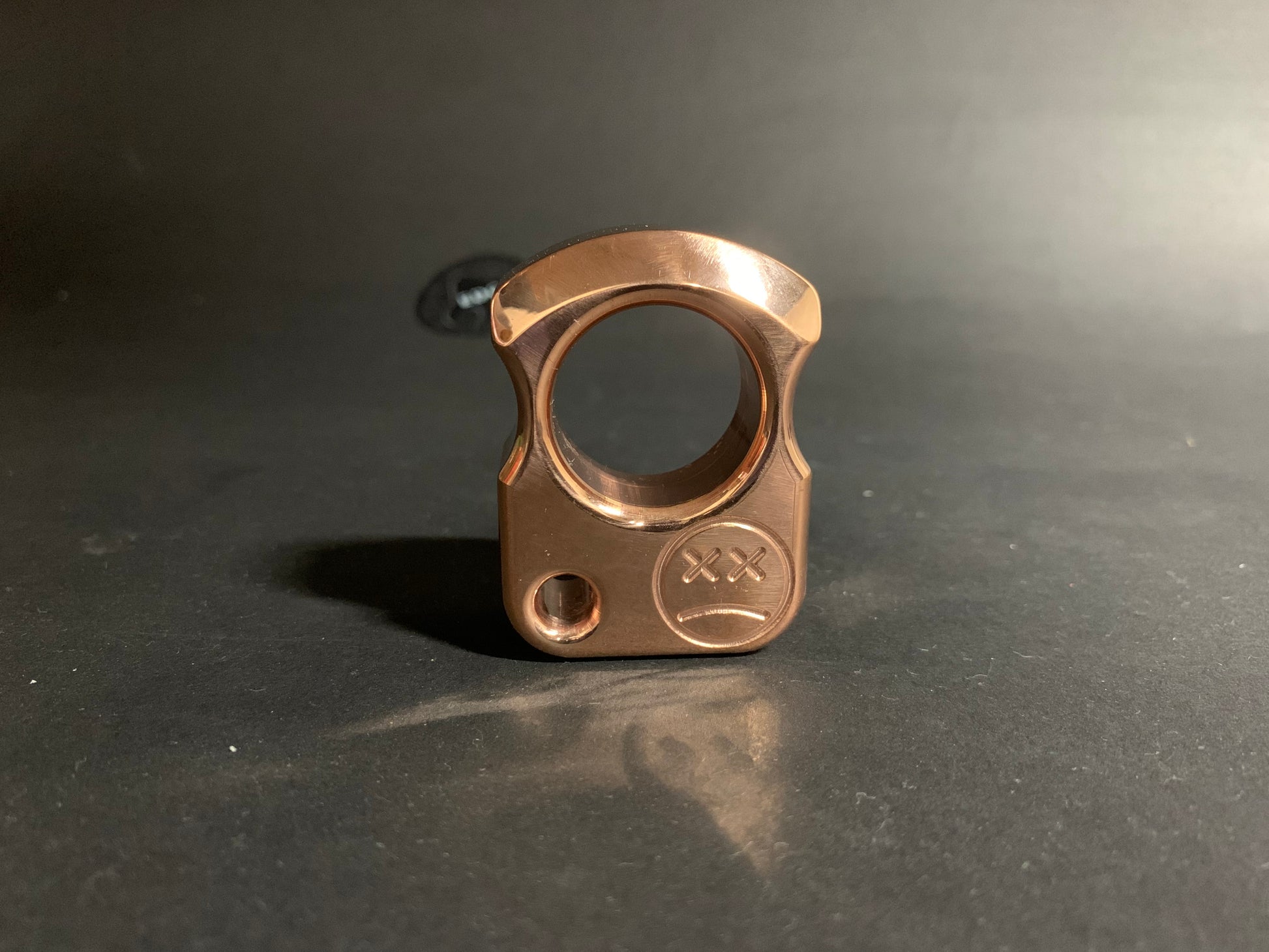 Key ring pendant TBK Tiny Brass Knuckles Copper 1