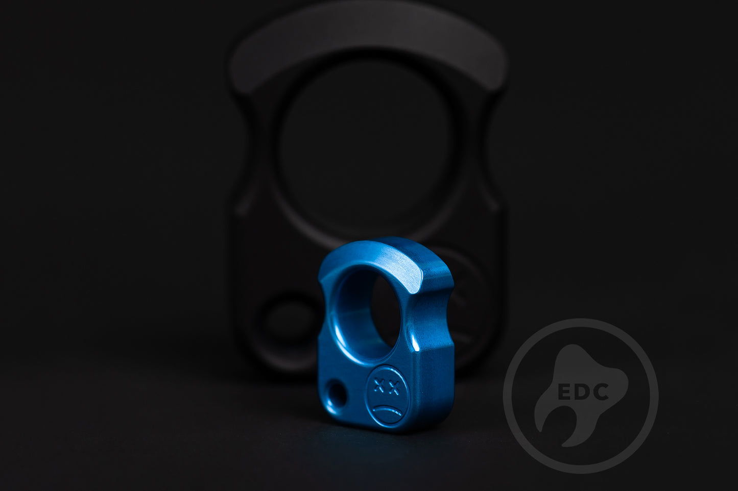 Men's Pendant EDC Knuck SFK 01 Blue Anodizing Type 2