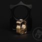 Pendant For Men EDC Knuck SFK 03 Polished Brass