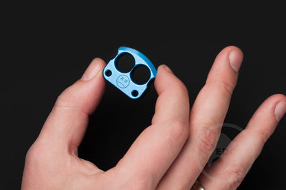 Blue aluminum men's pendant EDC knuckle DFK 01 _ 4