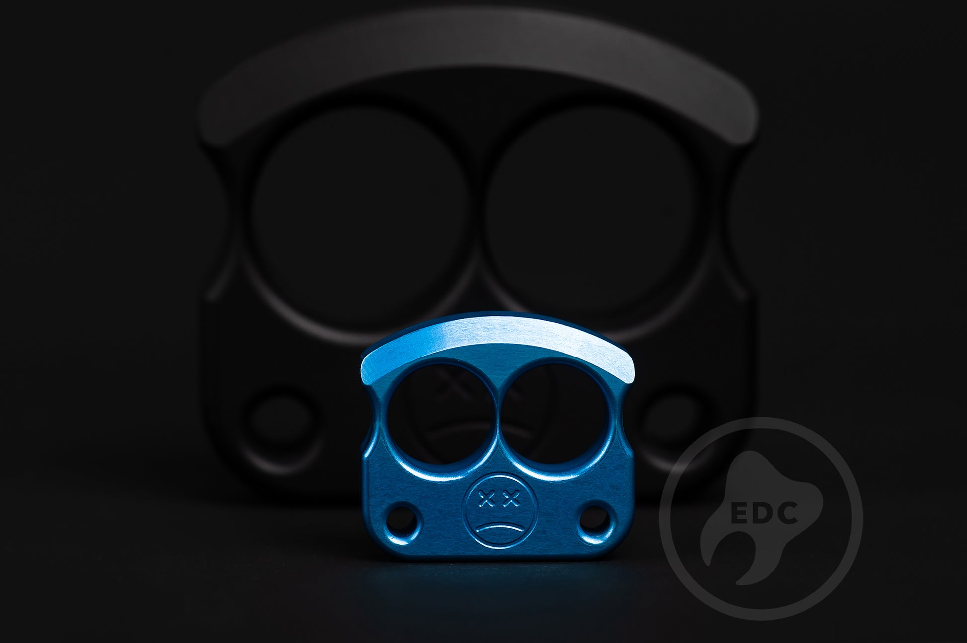 Blue aluminum men's pendant EDC knuckle DFK 01 _ 5