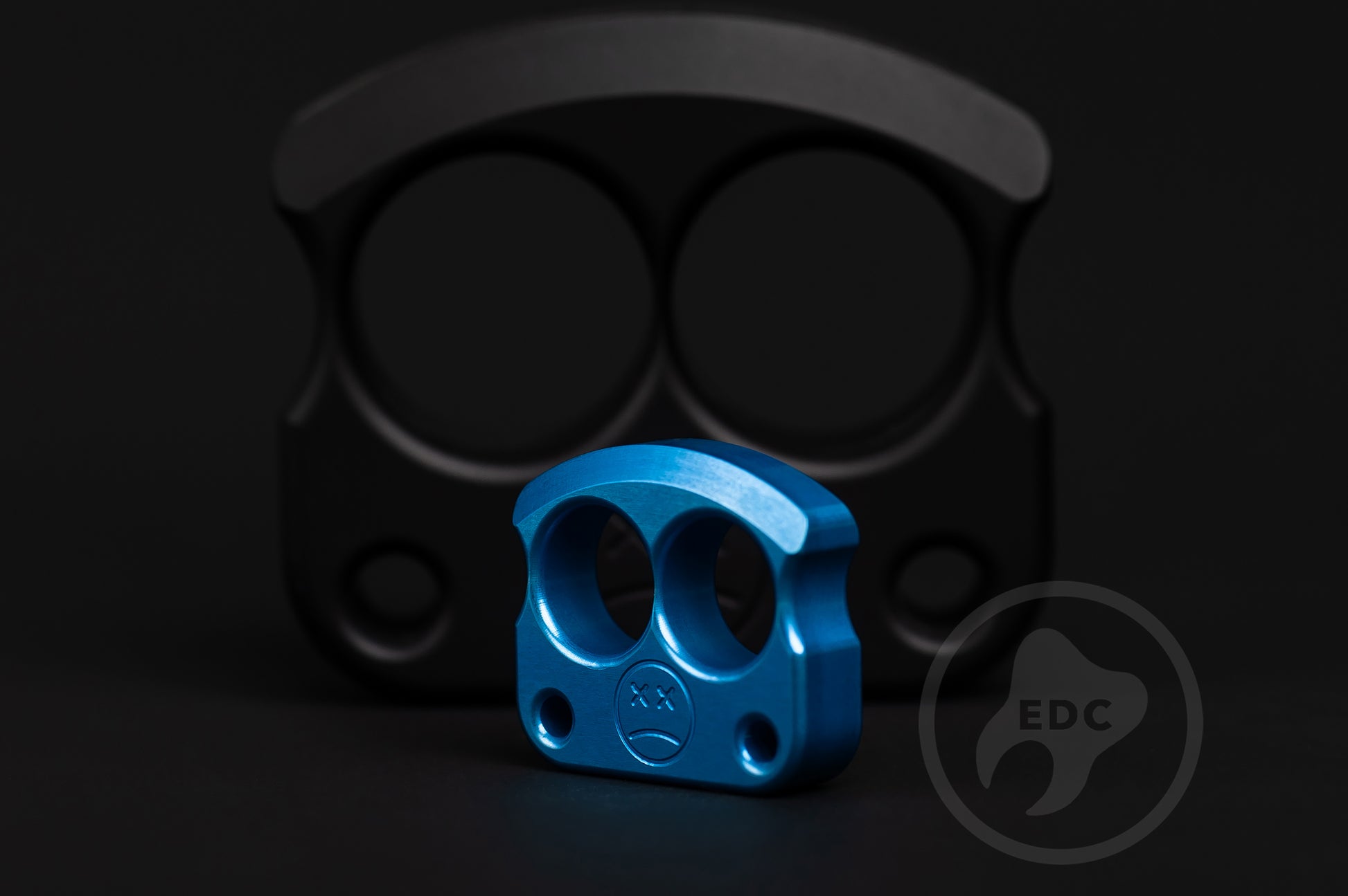 Blue aluminum men's pendant EDC knuckle DFK 01 _ 6
